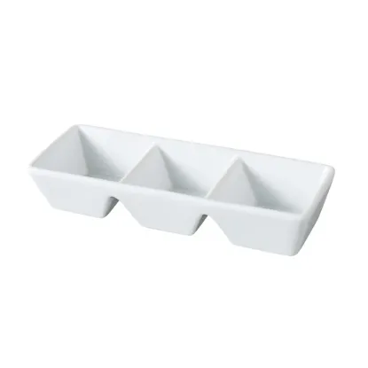 Picture of ML-737 Main Land 7″ X 2 1/2″ X 1 1/4″ Three Divided Tray 1.5 oz Each