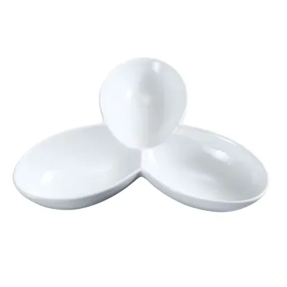Picture of ML-823 Main Land 11″ X 8 1/2″ Three Divided Bowl 6 oz Each