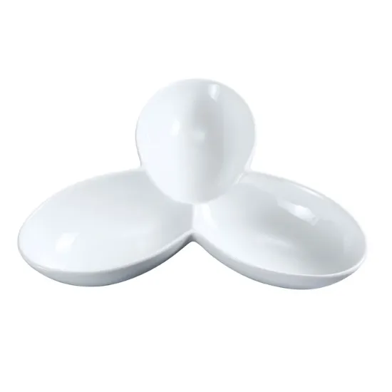 Picture of ML-823 Main Land 11″ X 8 1/2″ Three Divided Bowl 6 oz Each