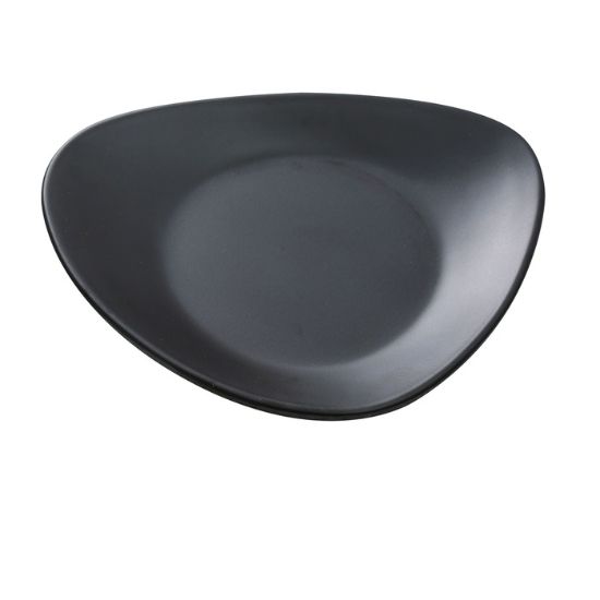 Picture of MO-106BK Moderne 6″ X 4 1/2″ Triangle Plate Black