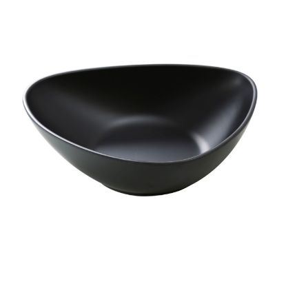 Picture of MO-209BK Moderne 9″ X 7″ X 2 1/2″ Deep Triangle/Soup Plate Black