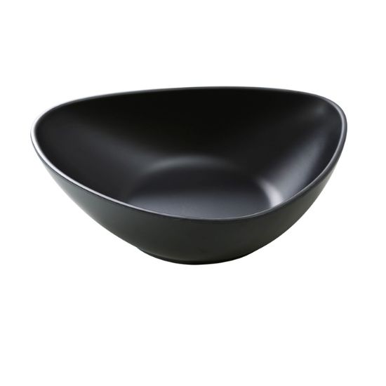 Picture of MO-209BK Moderne 9″ X 7″ X 2 1/2″ Deep Triangle/Soup Plate Black