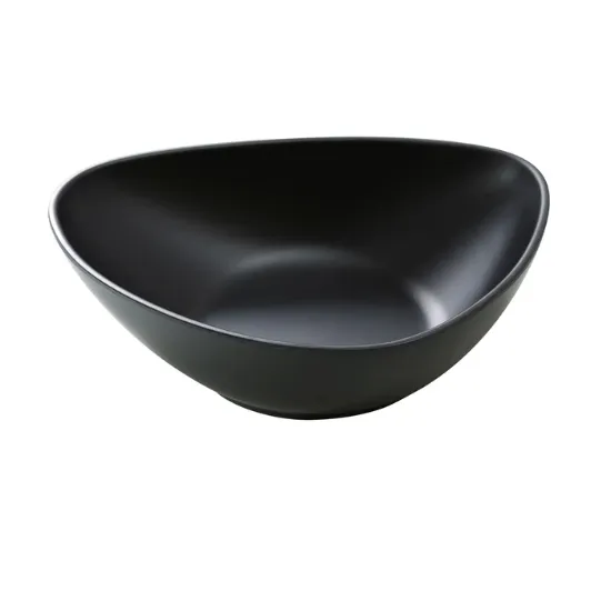 Picture of MO-209BK Moderne 9″ X 7″ X 2 1/2″ Deep Triangle/Soup Plate Black