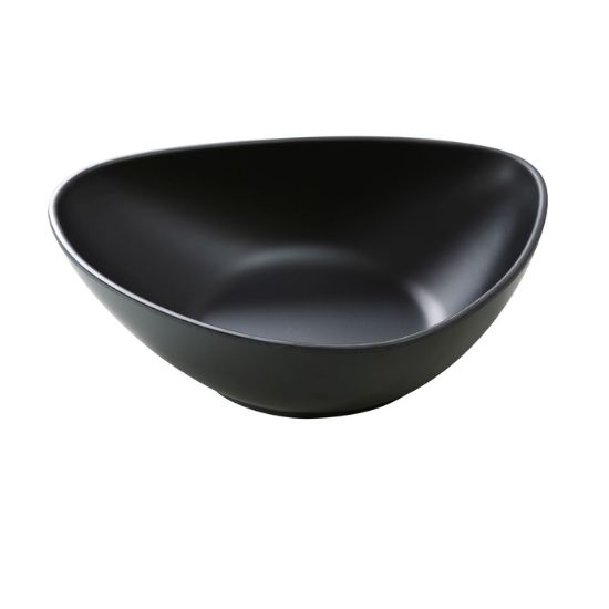 Picture of MO-211BK Moderne 11″ X 9″ X 3″ Deep Triangle/Pasta Plate 75 oz Black