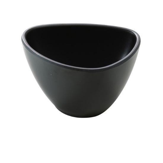Picture of MO-304BK Moderne 4″ X 3″ X 2 1/4″ Triangle Bowl Black