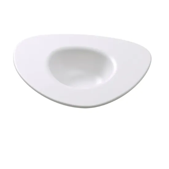 Picture of MO-412 Moderne 12″ X 10 1/2″ X 2 1/2″ Dessert Plate 14 oz