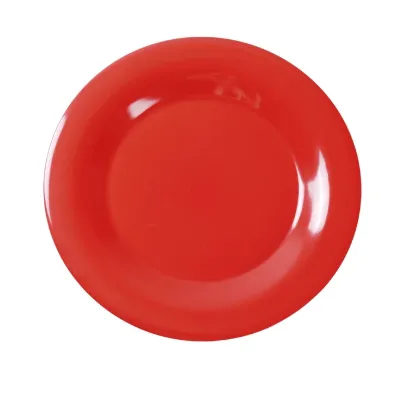 Picture of MS-005RD Milestone 5 1/2″ Wide Rim Round Plate Orange Red