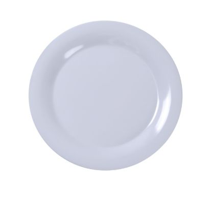Picture of MS-006WT Milestone 6 1/2″ Wide Rim Round Plate White