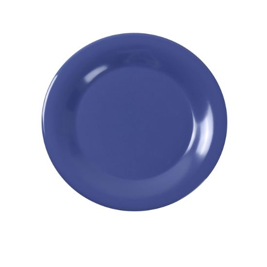 Picture of MS-007BU Milestone 7 1/2″ Wide Rim Round Plate Blue