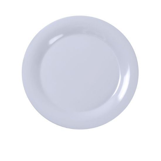 Picture of MS-007WT Milestone 7 1/2″ Wide Rim Round Plate White