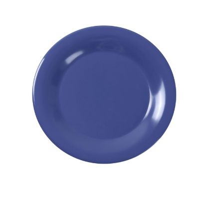 Picture of MS-009BU Milestone 9″ Wide Rim Round Plate Blue