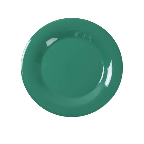 Picture of MS-009GR Milestone 9″ Wide Rim Round Plate Green