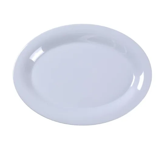 Picture of MS-209WT Milestone 9 1/2″ X 7 1/4″ Oval Platter White