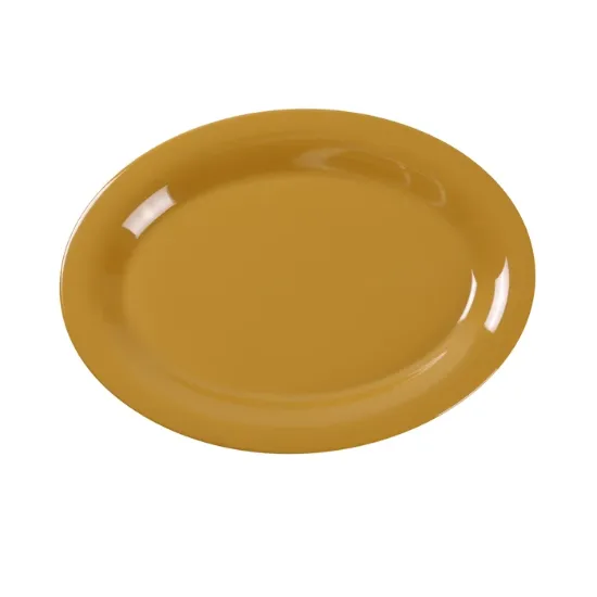Picture of MS-212YL Milestone 12″ X 9″ Oval Platter Yellow