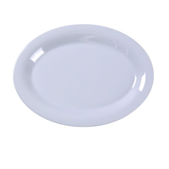 Picture of MS-213WT Milestone 13 1/2″ X 10 1/2″ Oval Platter White