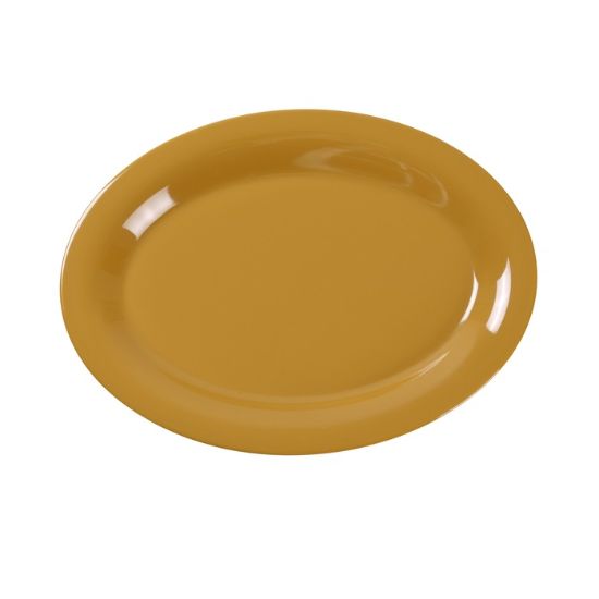 Picture of MS-213YL Milestone 13 1/2″ X 10 1/2″ Oval Platter Yellow
