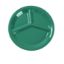 Picture of MS-710GR Milestone 10″ 3-Compartment Plate Green