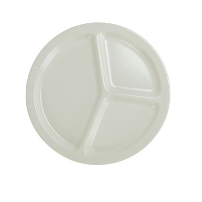 Picture of MS-710IV Milestone 10″ 3-Compartment Plate Ivory