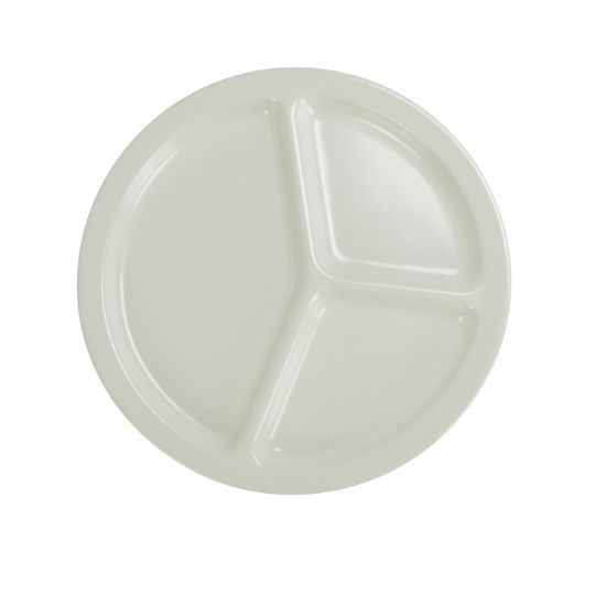 Picture of MS-710IV Milestone 10″ 3-Compartment Plate Ivory