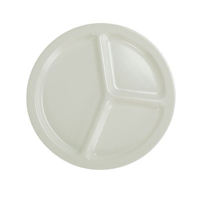 Picture of MS-710IV Milestone 10″ 3-Compartment Plate Ivory