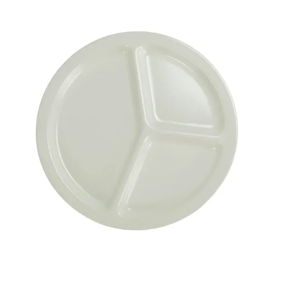 Picture of MS-710IV Milestone 10″ 3-Compartment Plate Ivory