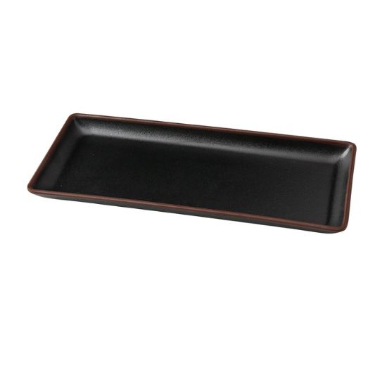 Picture of NA-411BK Nature Art 10 7/8″ X 4 7/8″ X 7/8″ Rectangular Plate
