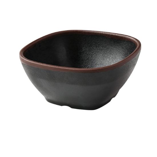 Picture of NA-505BK Nature Art 4 1/2″ X 2″ Square Miso Soup Bowl 10 oz