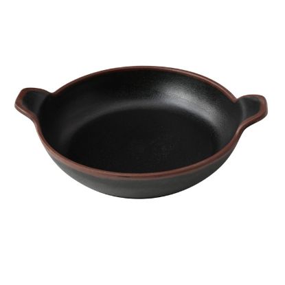 Picture of NA-509BK Nature Art 9″ X 7 1/2″ X 1 3/4″ Bowl With Handle 24 oz