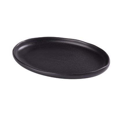 Picture of NB-210 Noble Black 10-1/2″ X 7″ X 1-1/8″ Oval Plate