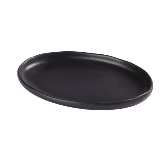 Picture of NB-210 Noble Black 10-1/2″ X 7″ X 1-1/8″ Oval Plate