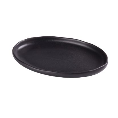 Picture of NB-214 Noble Black 14-1/2″ X 9-1/2″ X 1-3/8″ Oval Plate