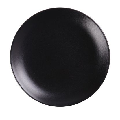 Picture of NB-309 Noble Black 9-1/8″ X 1-1/8″ Coupe Shape Round Plate