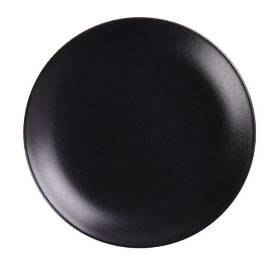 Picture of NB-312 Noble Black 12-1/4″ X 1-1/2″ Coupe Shape Round Plate