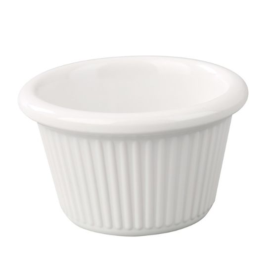 Picture of NC-509B Accessories (Melamine) 2 7/8″, 2 oz Fluted Ramekin Bone