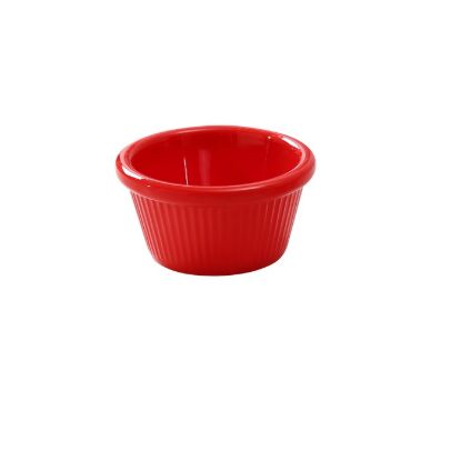 Picture of NC-509RD Accessories (Melamine) 2 7/8″, 2 oz Fluted Ramekin Red