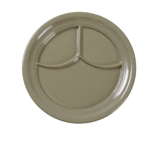 Picture of NC-510S Compartment Collection 9 1/2″ 3-Compartment Plate 9″ Sand