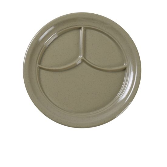 Picture of NC-510S Compartment Collection 9 1/2″ 3-Compartment Plate 9″ Sand