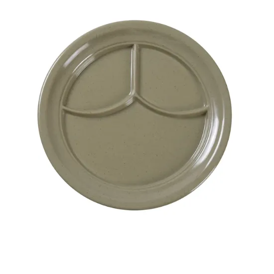 Picture of NC-510S Compartment Collection 9 1/2″ 3-Compartment Plate 9″ Sand