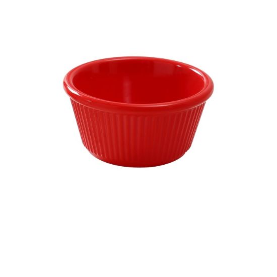 Picture of NC-532RD Accessories (Melamine) 3 3/8″ X 1 3/4″H, 5 oz Fluted Ramekin Red