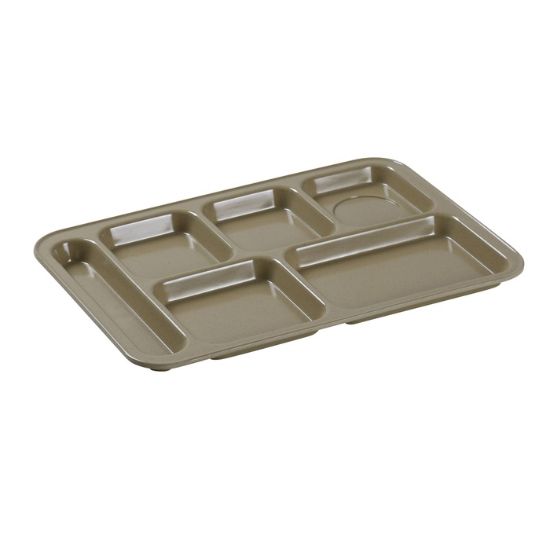 Picture of NC-801S Compartment Collection 14″ X 10″ Left Hand 6-Compartment Plate Sand