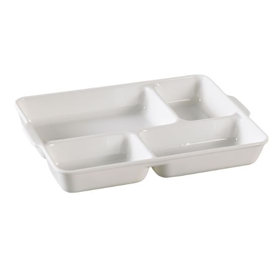 Picture of NC-4420 Compartment Collection 9 1/2″ X 7″ X 1 1/4″ 4-Divided Deep Compartment