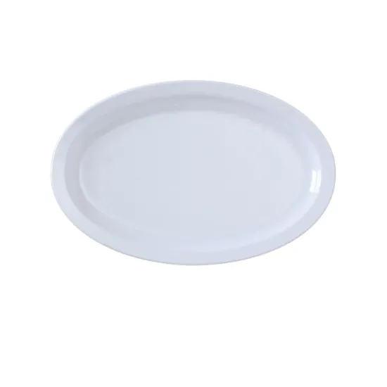 Picture of NS-510W Nessico 9 3/4″ X 6 3/4″ Oval Platter W/Narrow Rim White
