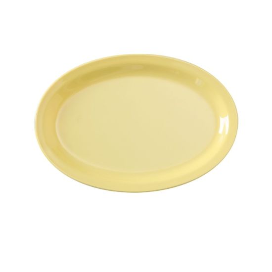 Picture of NS-513Y Nessico 13″ X 8 1/2″ Oval Platter W/Narrow Rim Yellow