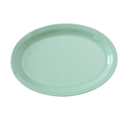 Picture of NS-516G Nessico 15 1/2″ X 10 3/4″ Oval Platter W/Narrow Rim Green