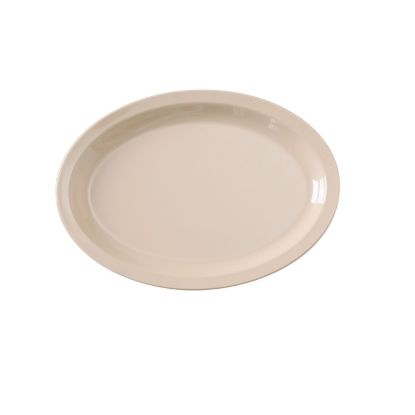 Picture of NS-516T Nessico 15 1/2″ X 10 3/4″ Oval Platter W/Narrow Rim Tan