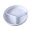 Picture of NS-608-1W Nessico 8 1/4″ Deep Divided Server W/Lid White