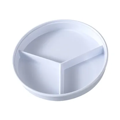 Picture of NS-608-1W Nessico 8 1/4″ Deep Divided Server W/Lid White