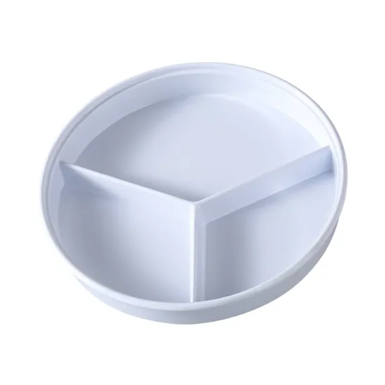 Picture of NS-608-1W Nessico 8 1/4″ Deep Divided Server W/Lid White