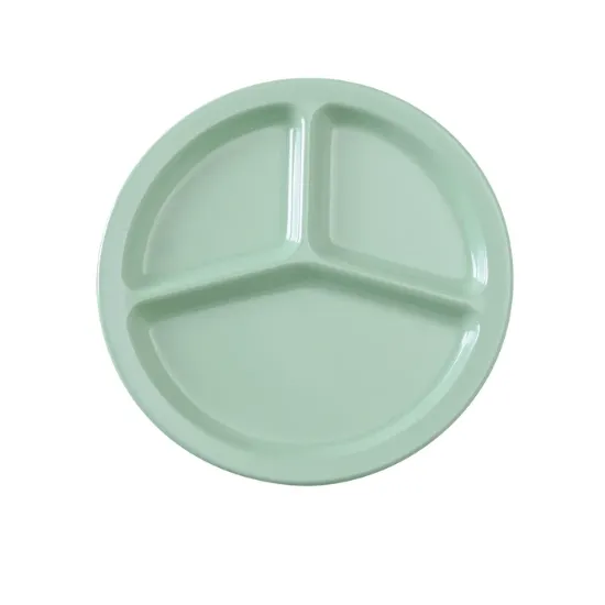 Picture of NS-702G Nessico 10″ 3-Compartment Plate Green