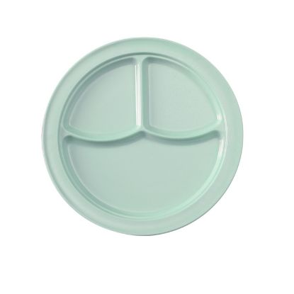 Picture of NS-703G Nessico 10 3/16″ 3-Compartment Plate Green